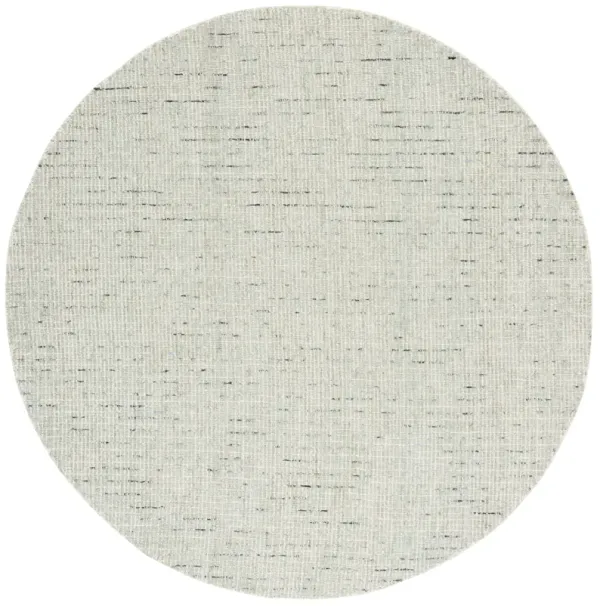 ABSTRACT Hand Tufted 6' x 6' Round area rug