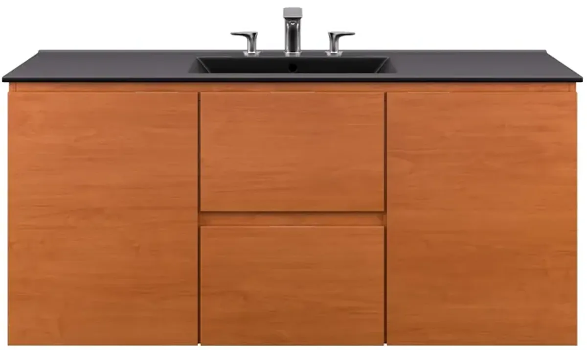 Scenic 48" Wall-Mount Bathroom Vanity