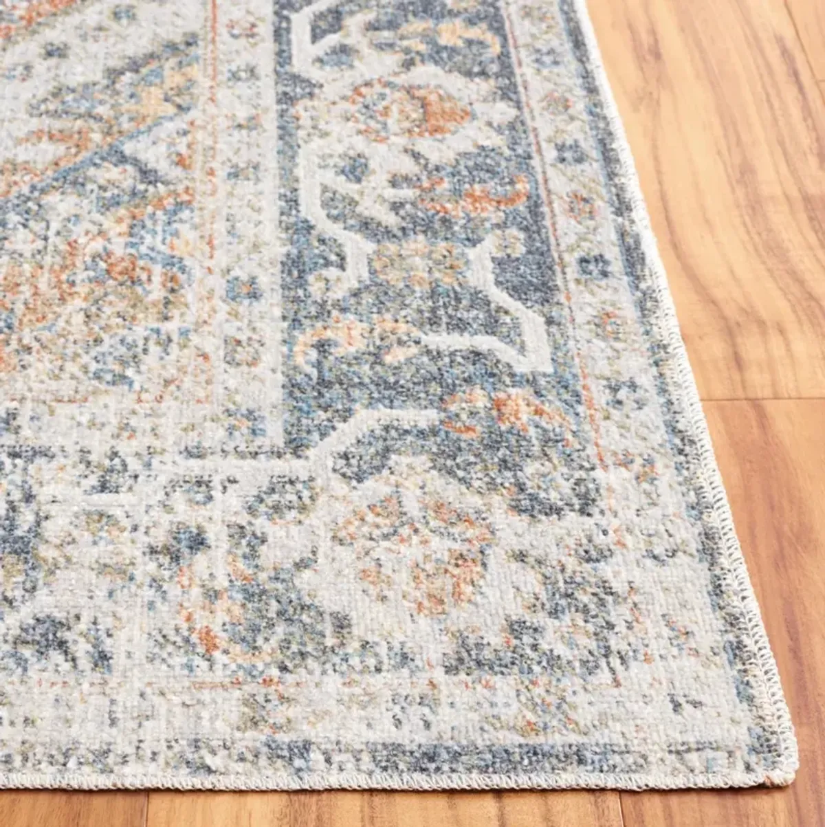 BALTIMORE 854 Blue 8' X 10' Large Rectangle Rug