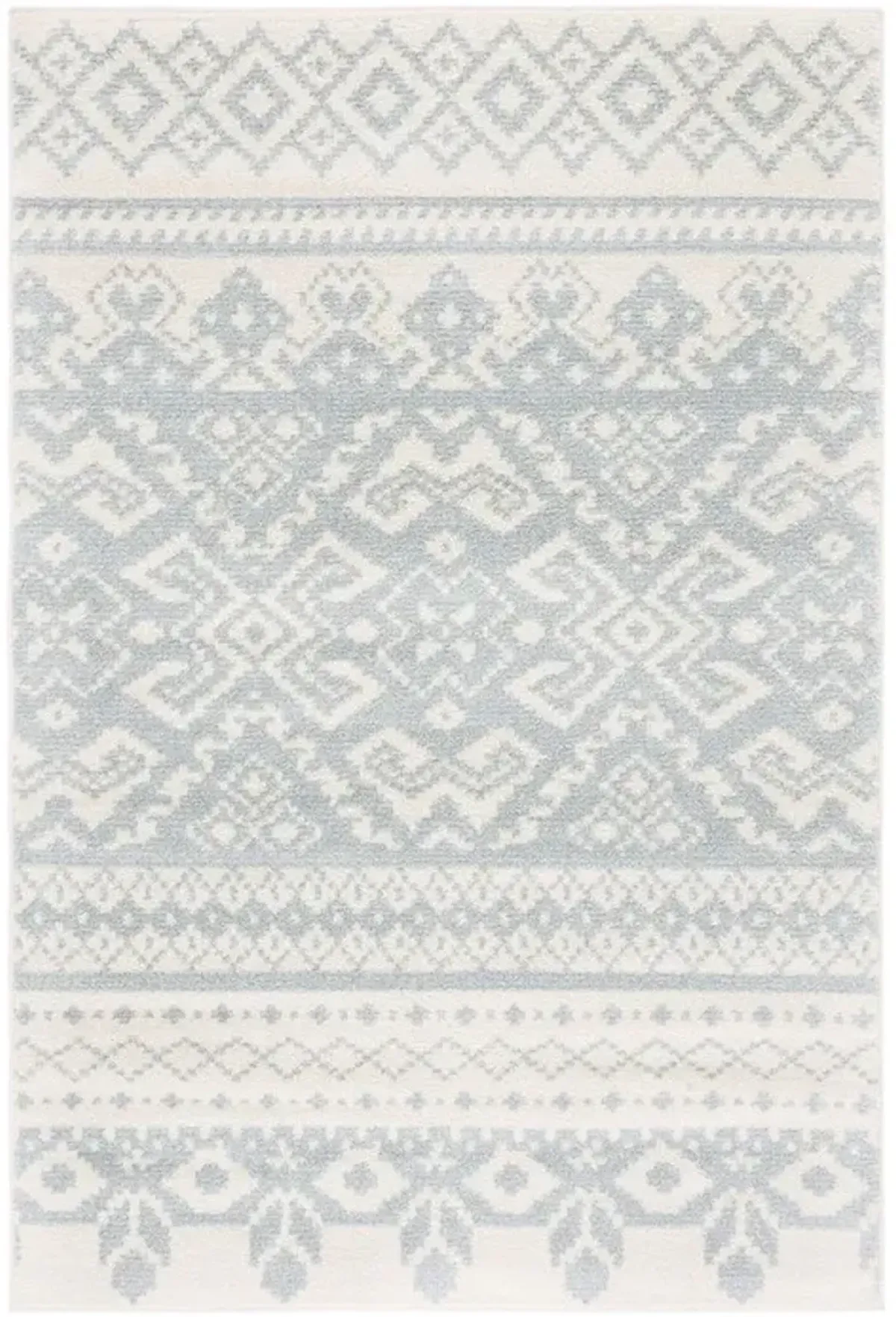 Adirondack Contemporary Ivory / Slate 2'-6" X 4' Powerloomed Rug