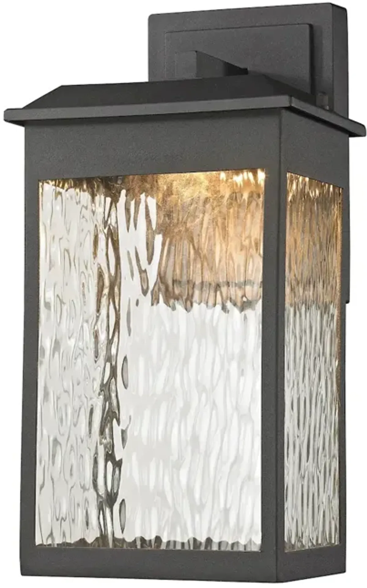 Newcastle 13" High 1-Light Outdoor Sconce - Textured Matte Black