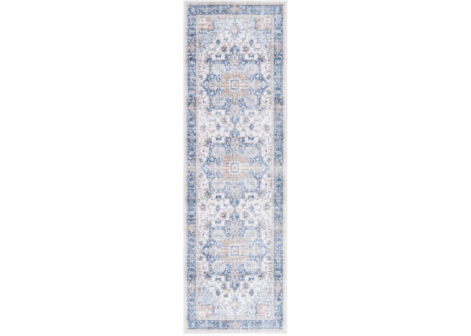 ARIZONA 523 BLUE  2'-6' x 8' Runner Rug