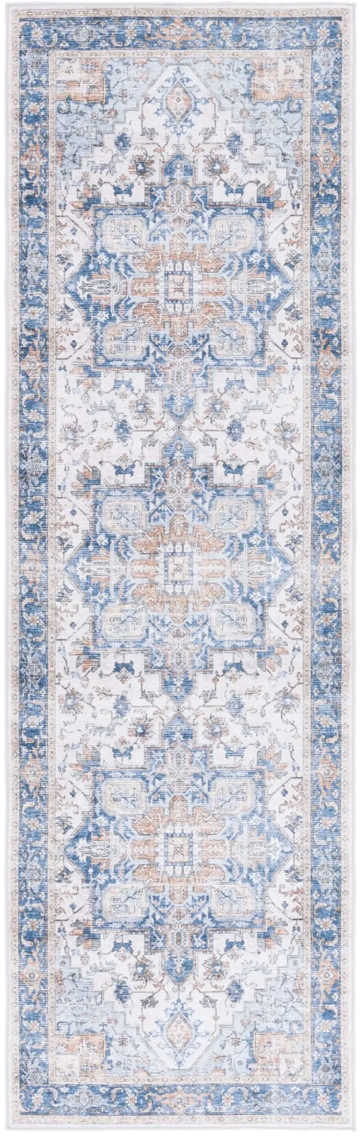 ARIZONA 523 BLUE  2'-6' x 8' Runner Rug