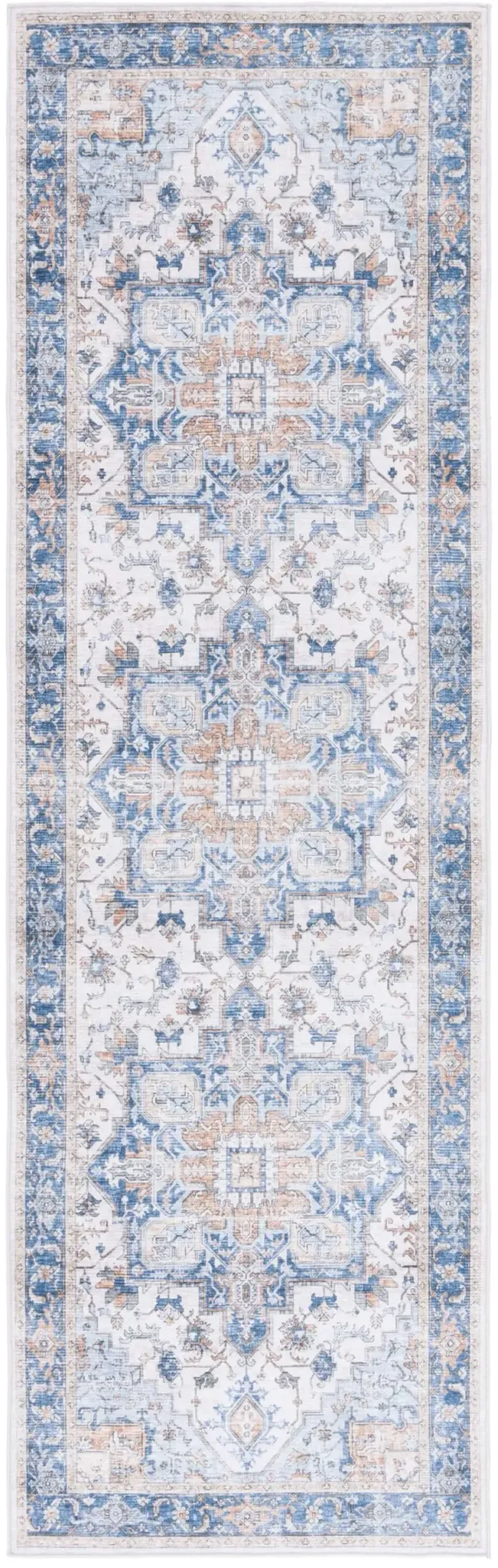 ARIZONA 523 BLUE  2'-6' x 8' Runner Rug