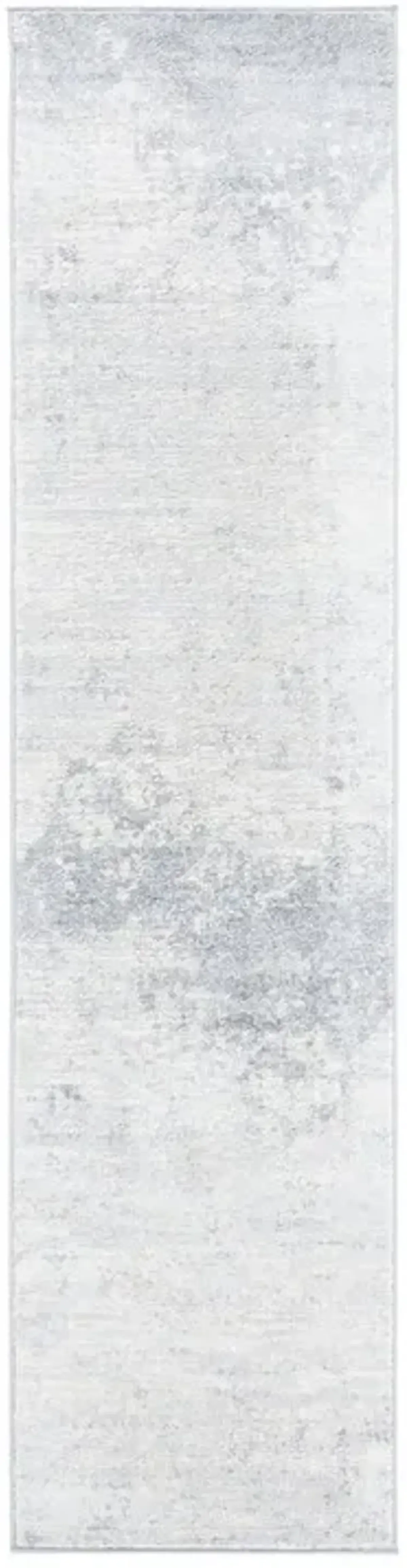 Brentwood 822 Ivory / Grey 2' X 12' Runner Powerloomed Rug