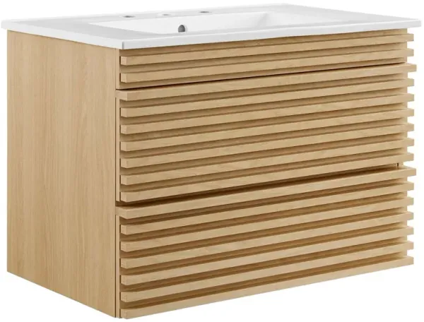 Render 30" Wall-Mount Bathroom Vanity