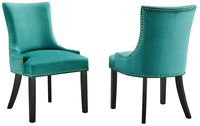 Marquis Performance Velvet Dining Chairs - Set of 2