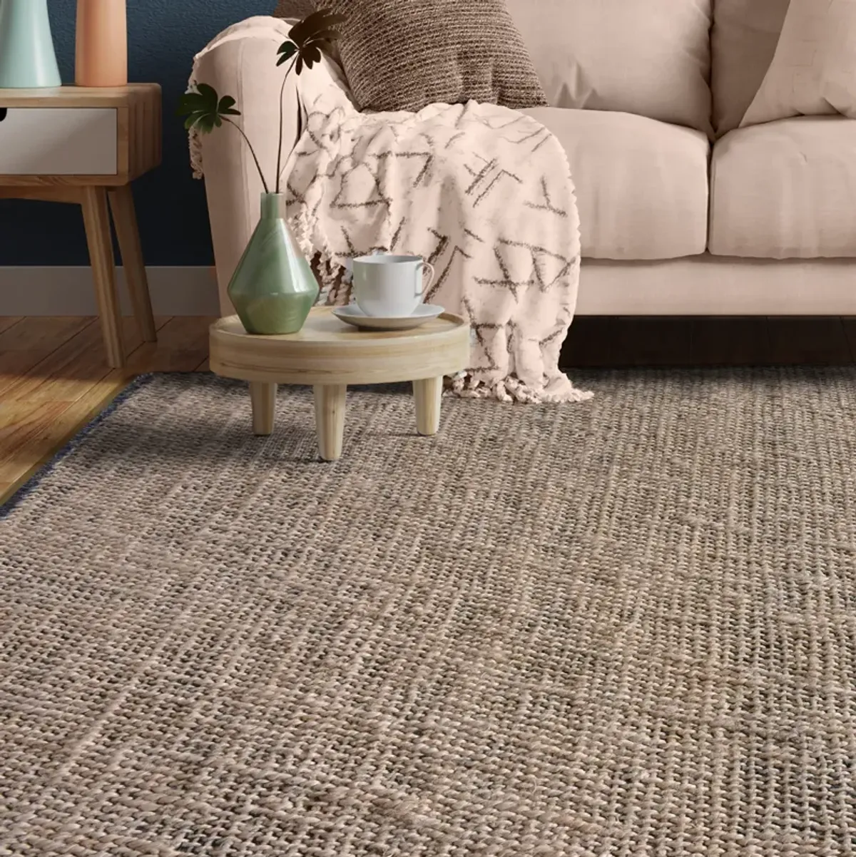 Hayden Ivory-Denim 6 X 9 Rug