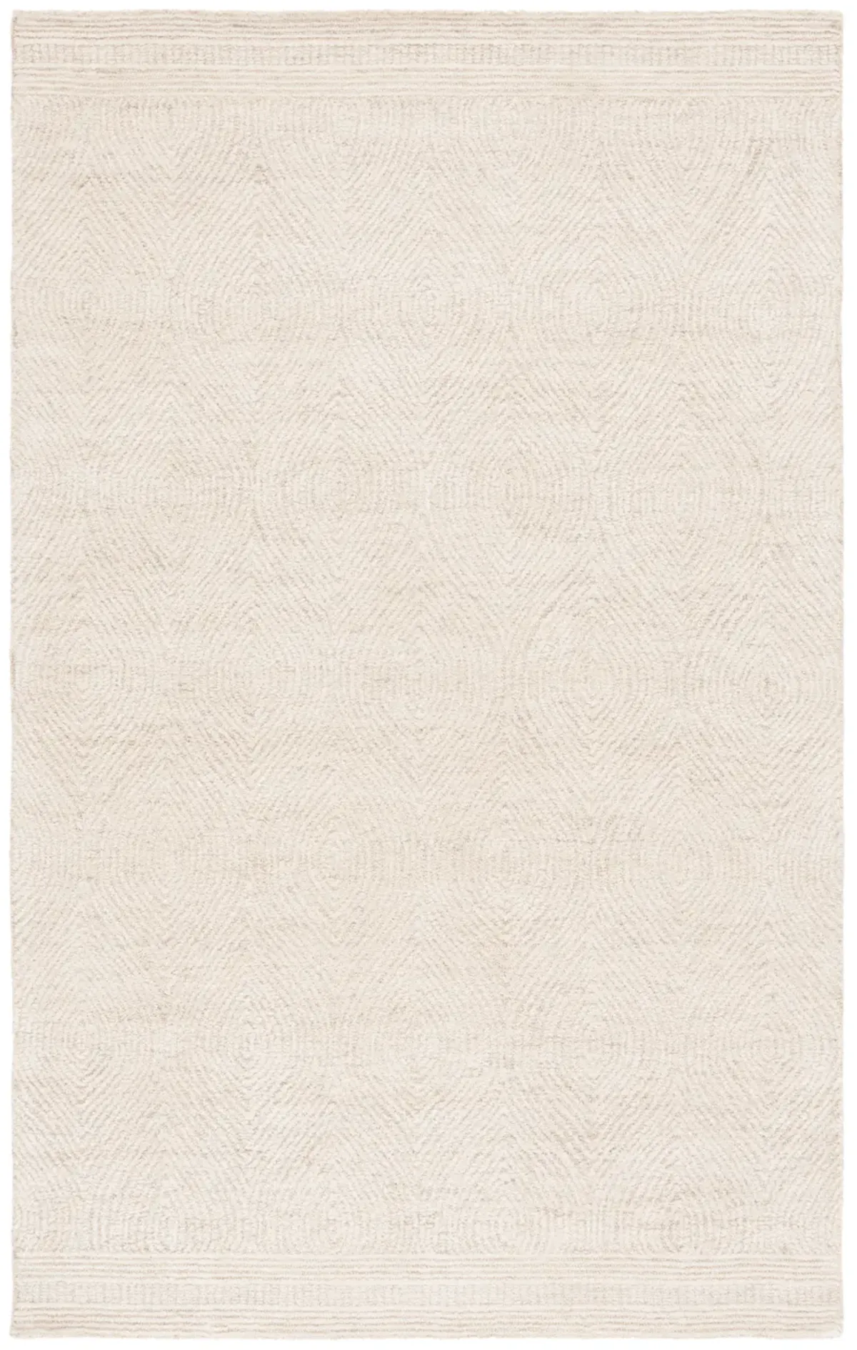 ABSTRACT Hand Tufted 6' x 9' area rug