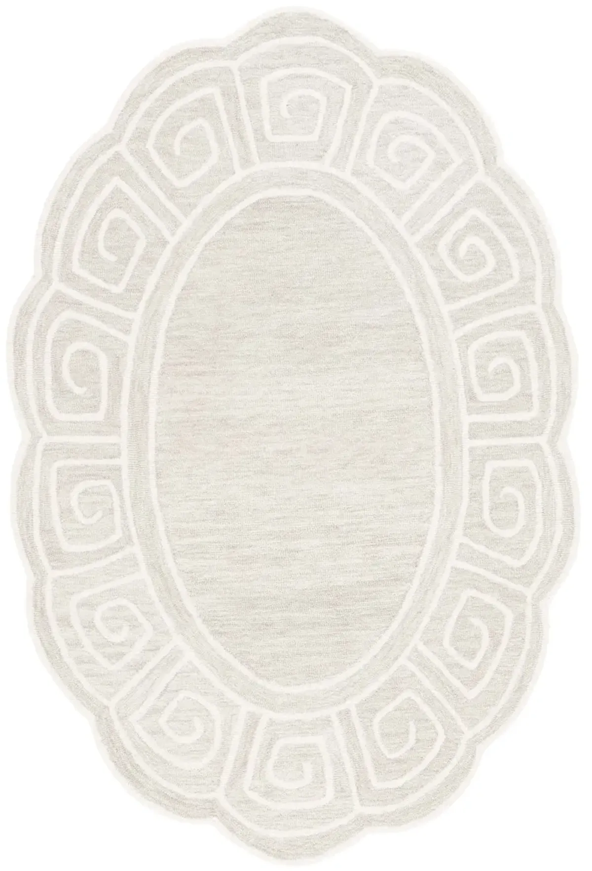 NOVELTY Hand Tufted 5' x 8' Oval area rug