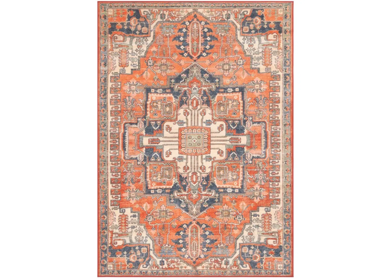 JOURNEY 100 RUST  8'-9' x 12' Large Rectangle Rug