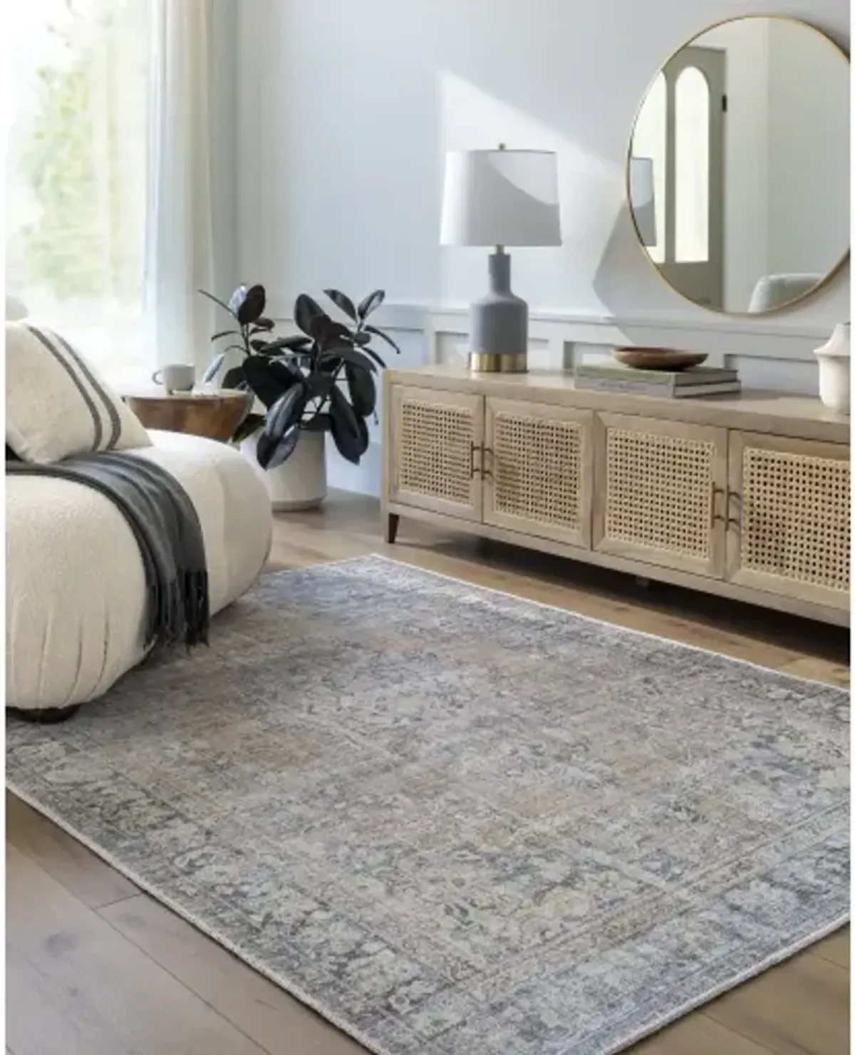 Darling BODA-2305 2'7" x 7'3" Machine Woven Rug