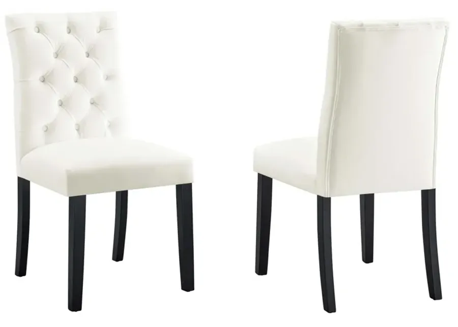 Duchess Performance Velvet Dining Chairs - Set of 2