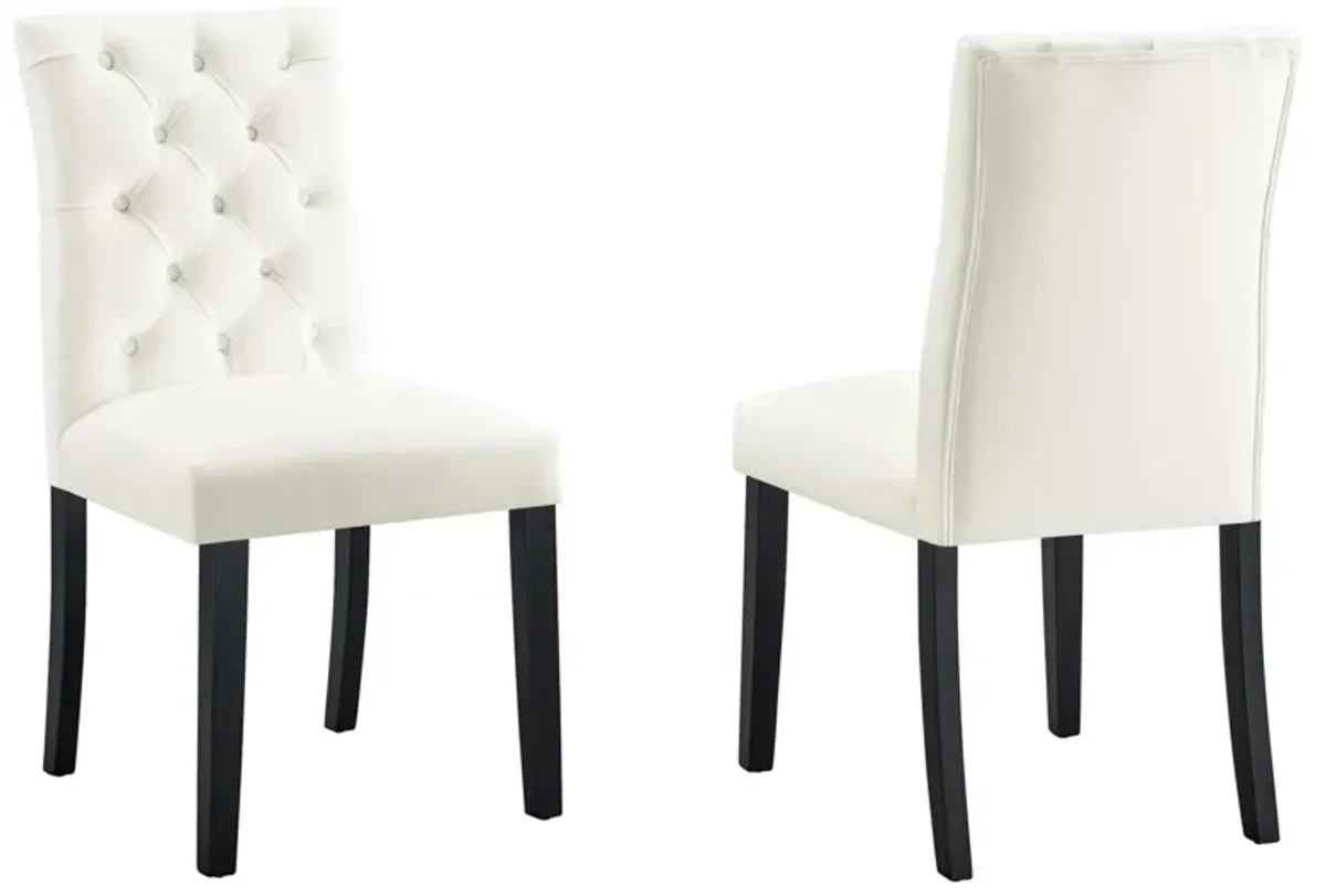 Duchess Performance Velvet Dining Chairs - Set of 2