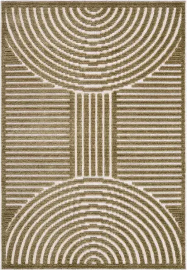 Lyna LYA-2328 3'3" x 5' Machine Woven Rug
