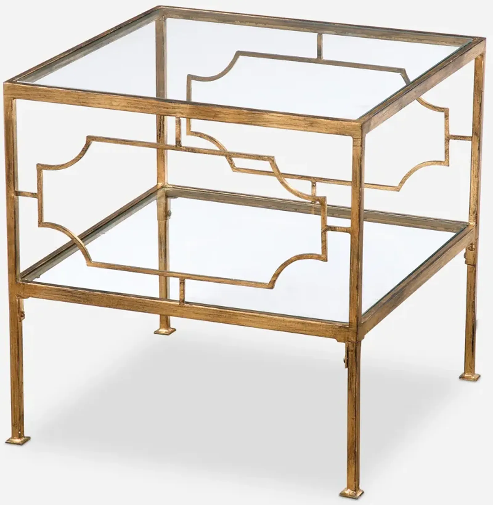 Genell Gold Cube Table