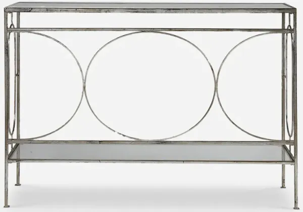 Luano Silver Console Table