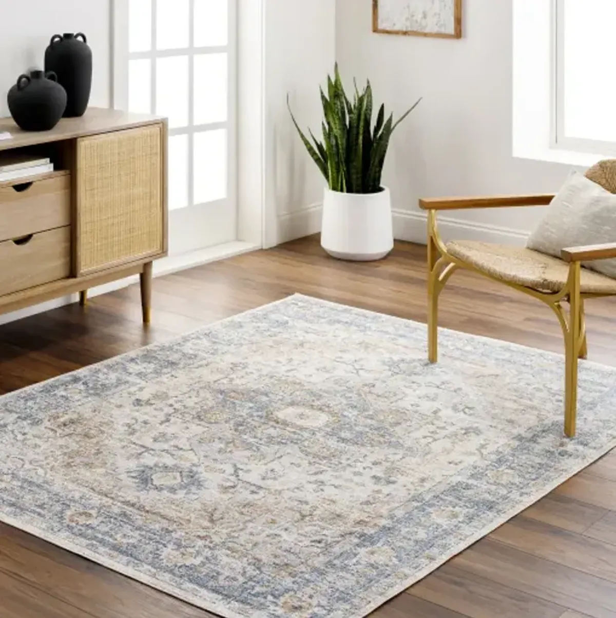 Lillian LLL-2328 2' x 2'11" Machine Woven Rug