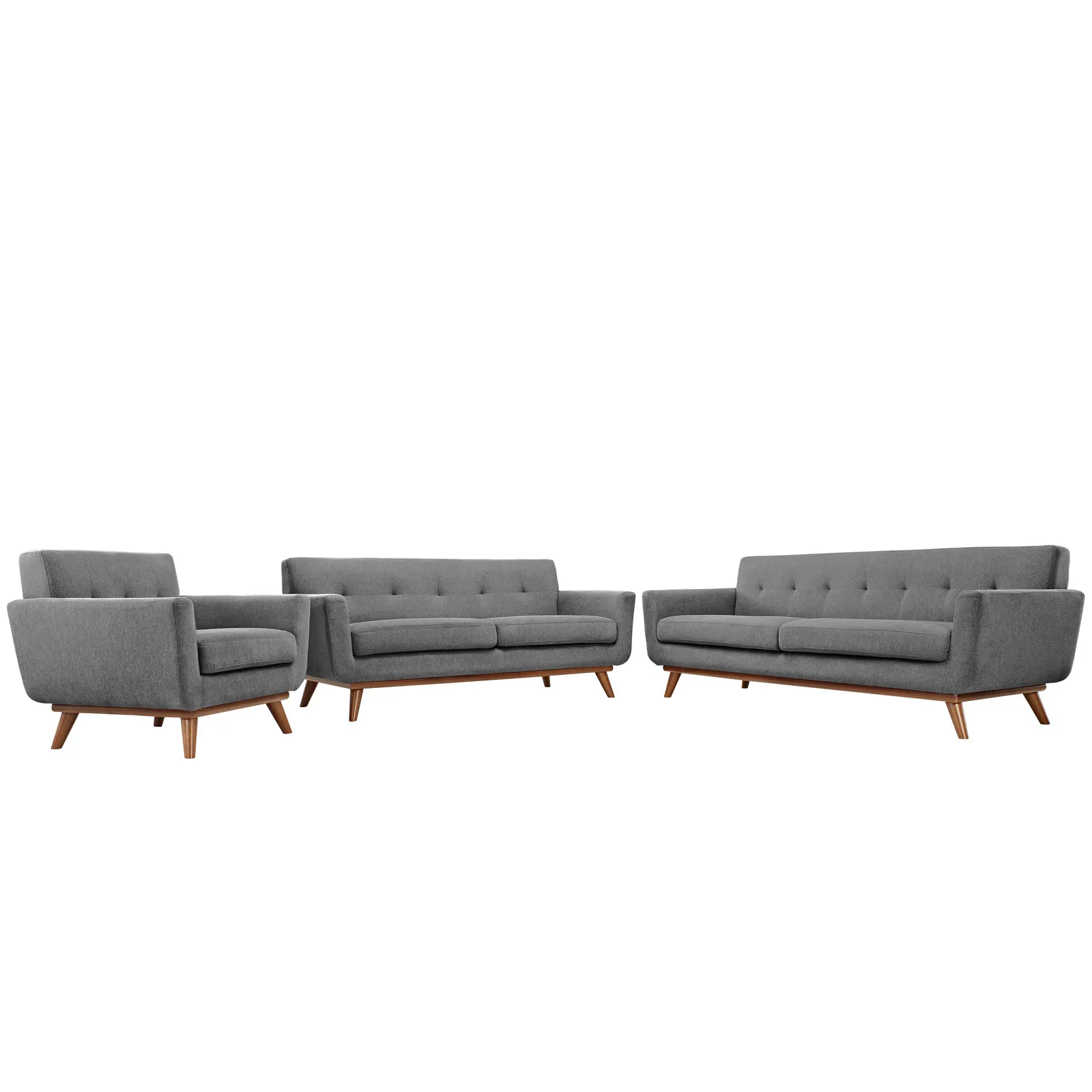 Engage Sofa Loveseat and Armchair Set of 3