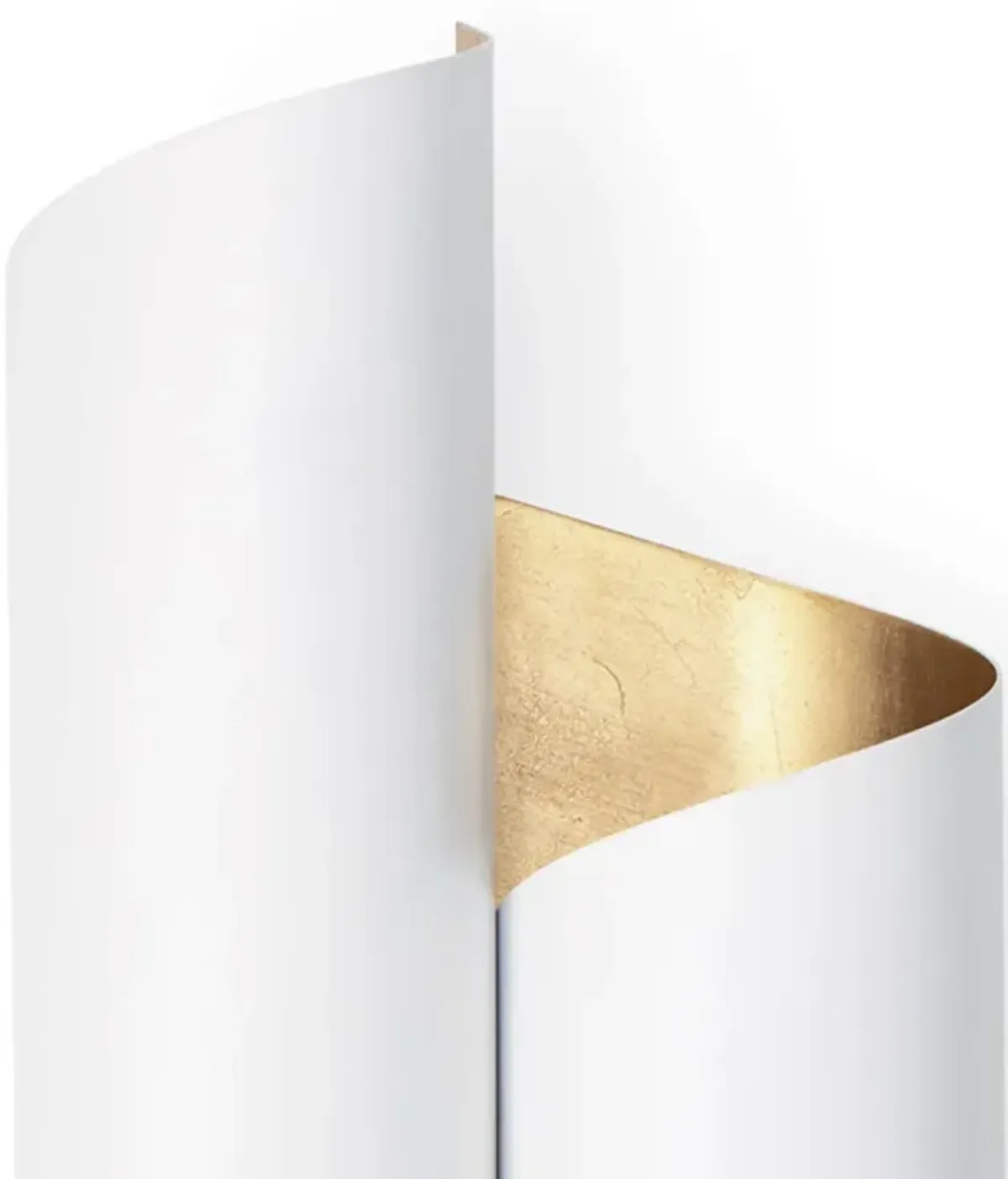 Folio Sconce (White and Gold)