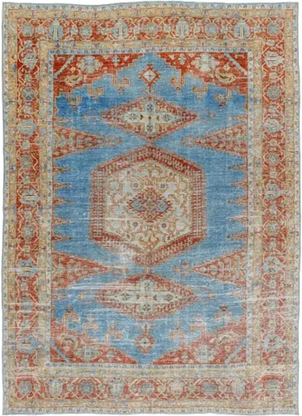 Antique One of a Kind AOOAK-1557 9'6" x 12'10" Handmade Rug