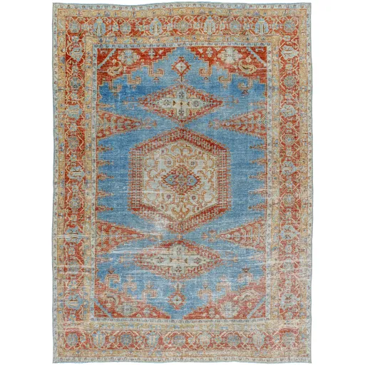 Antique One of a Kind AOOAK-1557 9'6" x 12'10" Handmade Rug