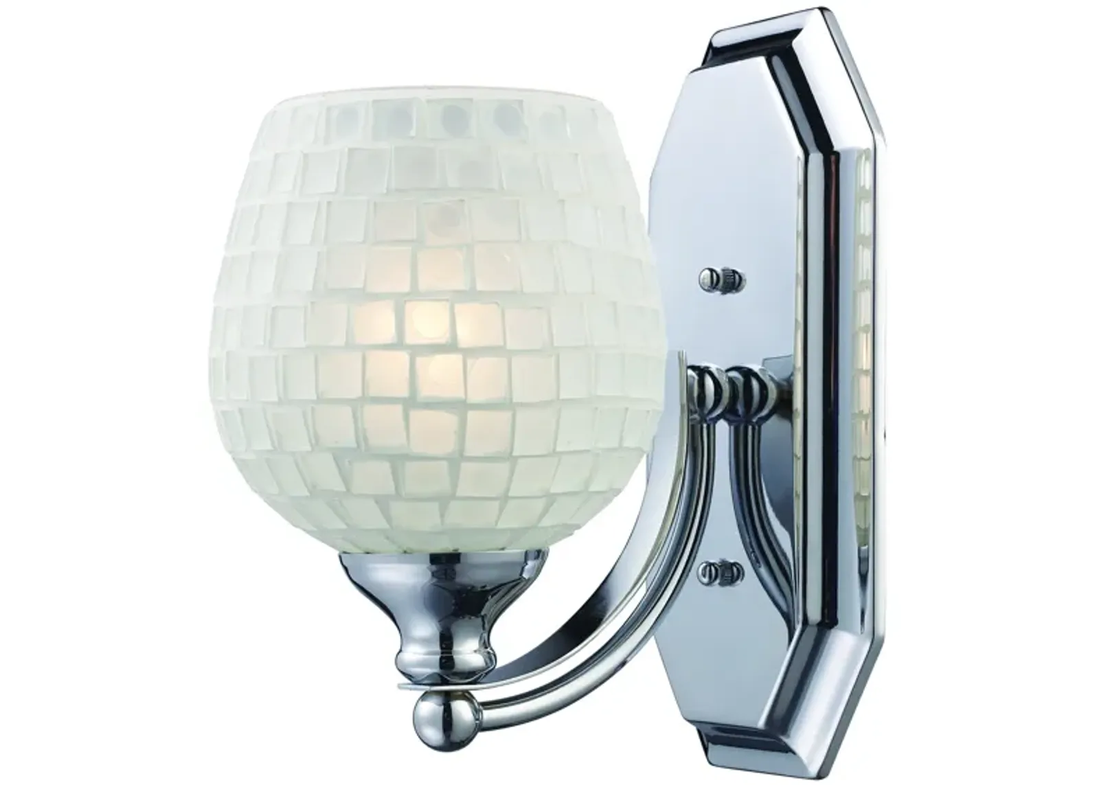 Mix and Match Vanity 5" Wide 1-Light Vanity Light - Polished Chrome