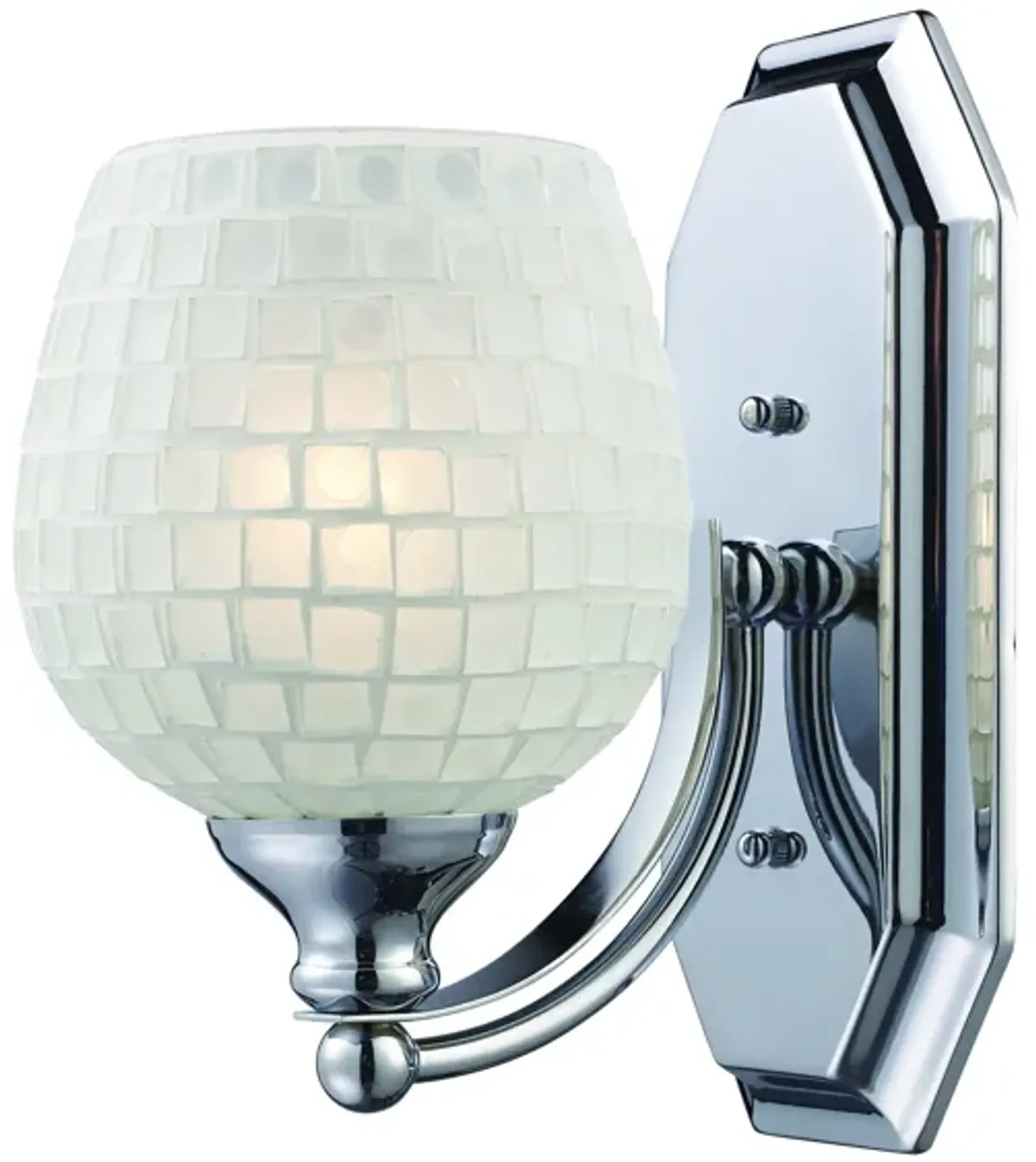 Mix and Match Vanity 5" Wide 1-Light Vanity Light - Polished Chrome