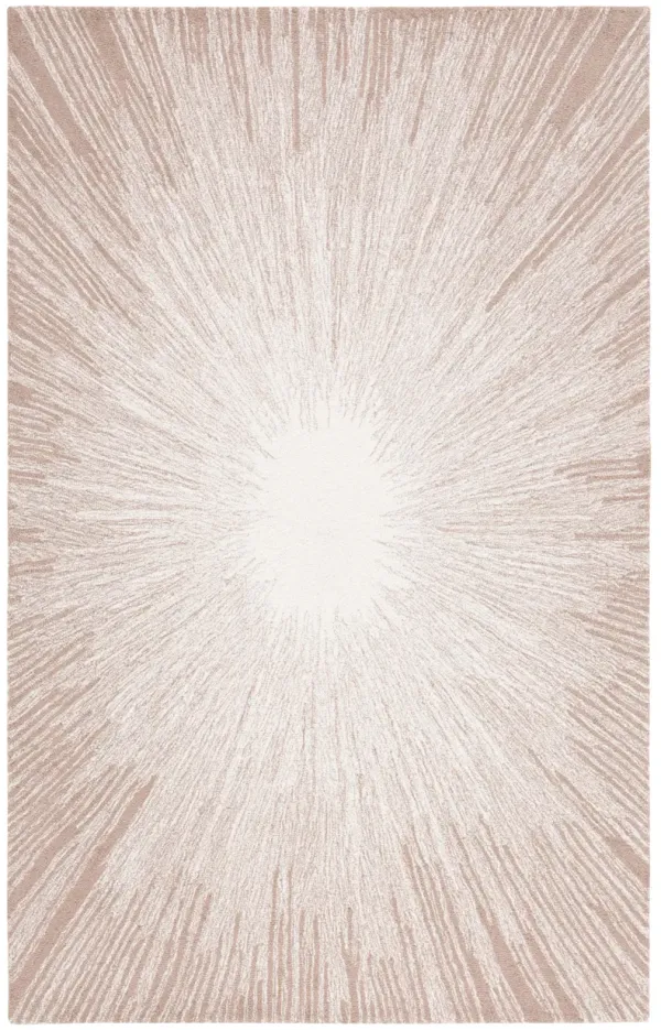 ABSTRACT Hand Tufted 3' x 5' area rug