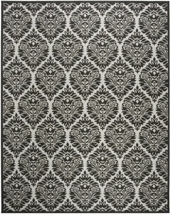 LINDEN 135 Collection LND135A-9 Light Grey / Charcoal 9' X 12'