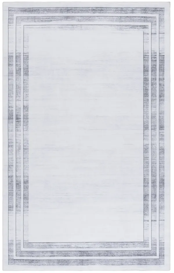 MALIBU 824 LIGHT GREY  4' x 6' Small Rectangle Rug