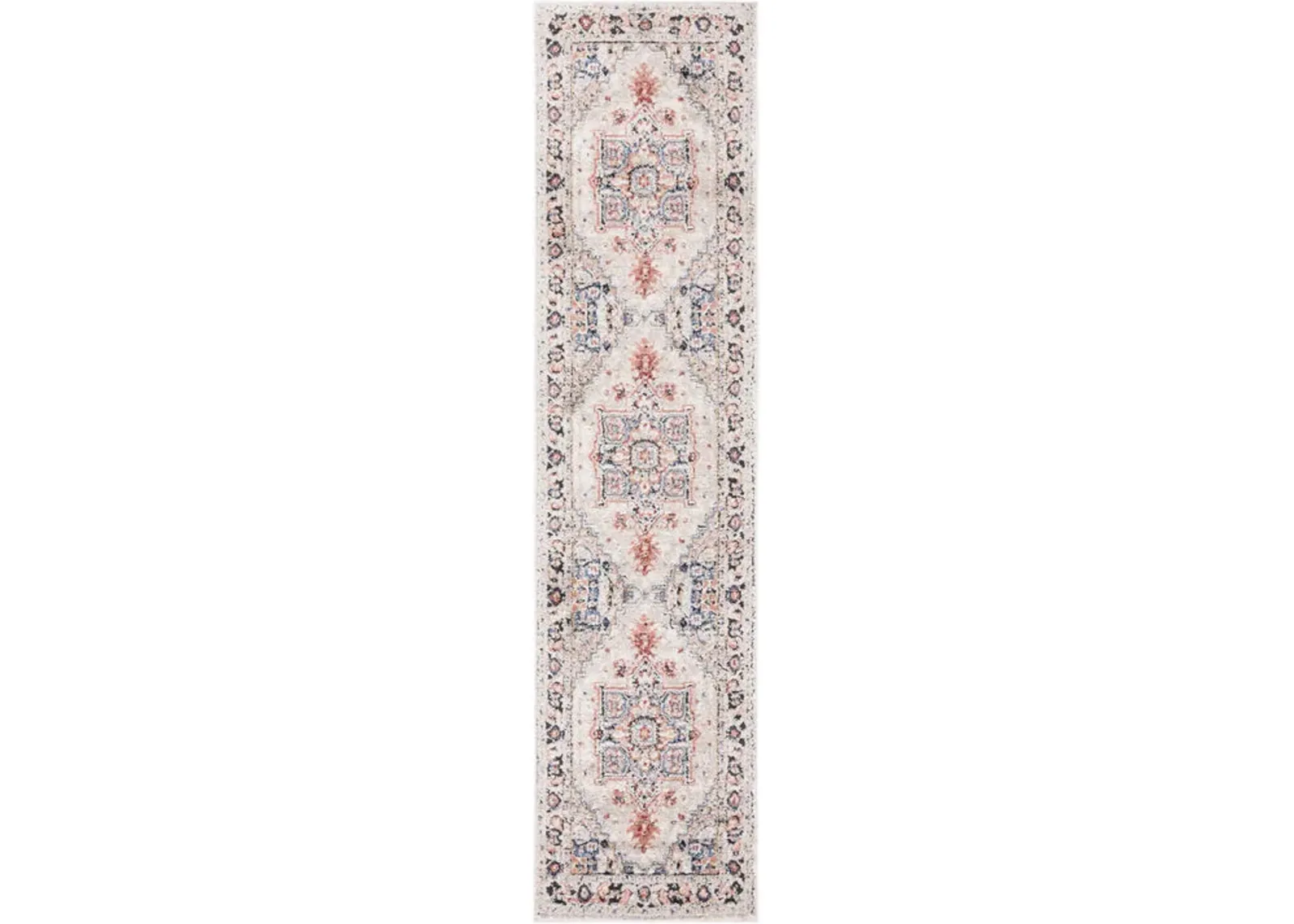 LUNA 104 Multi 2'-2' X 9' Runner Rug