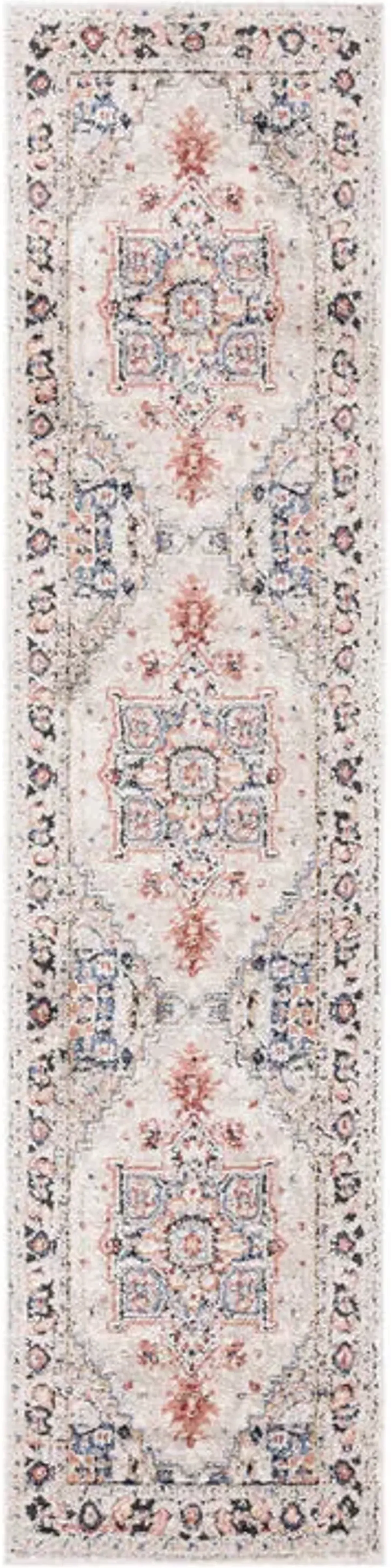 LUNA 104 Multi 2'-2' X 9' Runner Rug