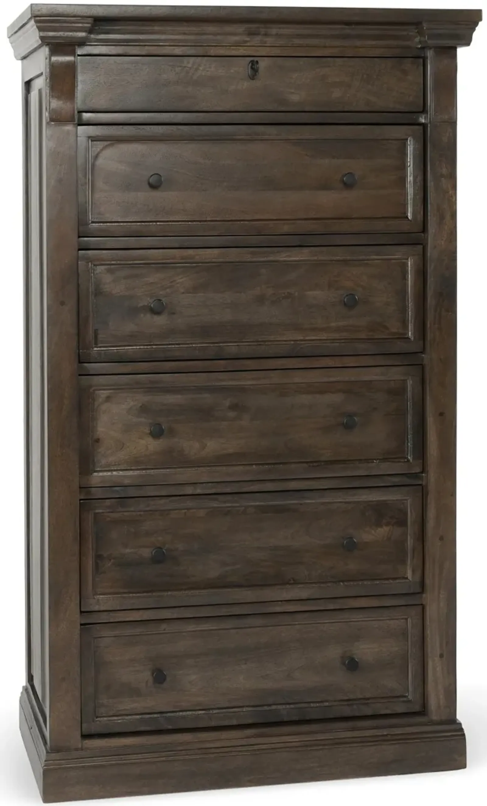 Adelaide Wood 6Dwr Chest Cocoa Brown