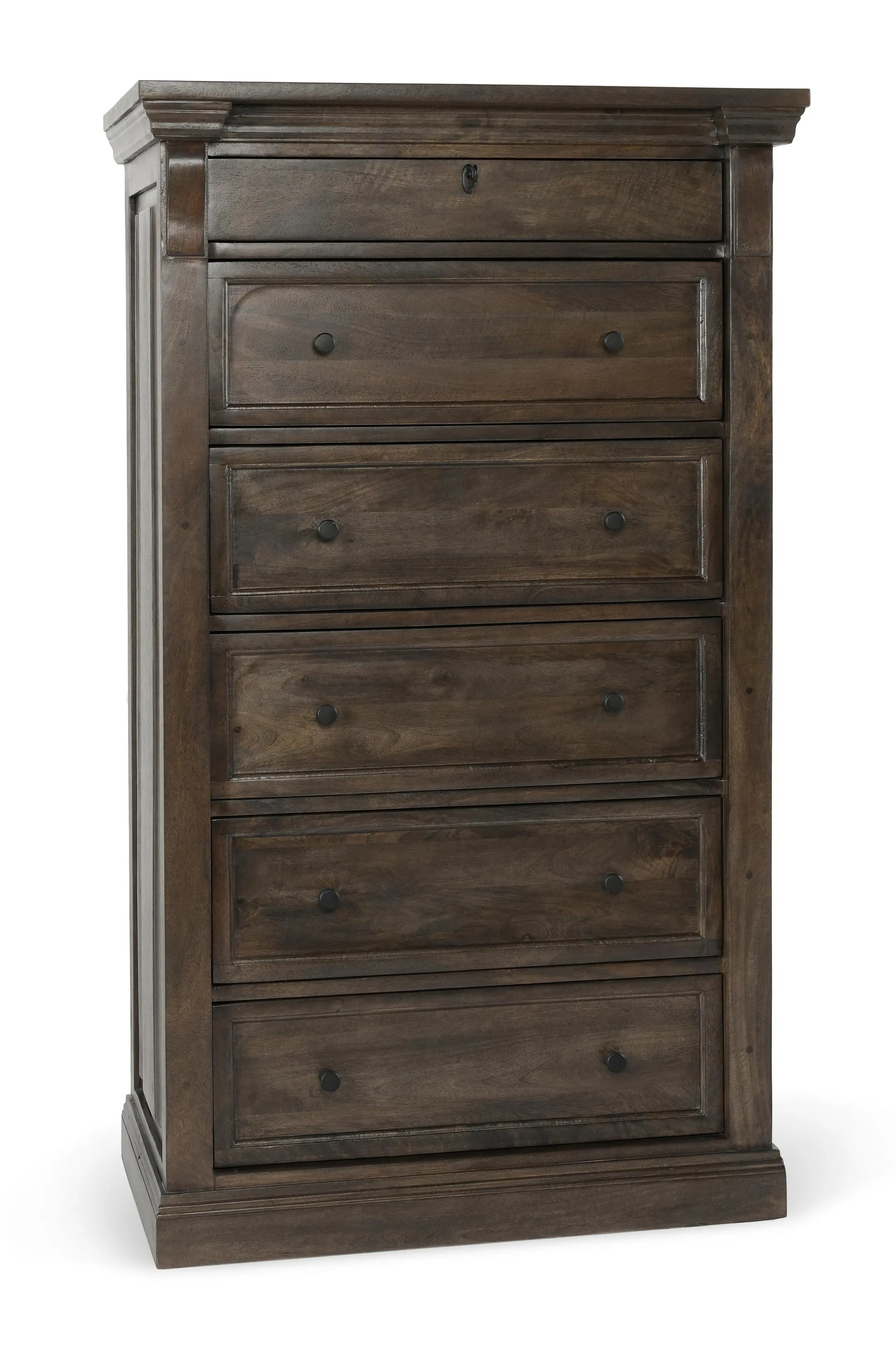 Adelaide Wood 6Dwr Chest Cocoa Brown