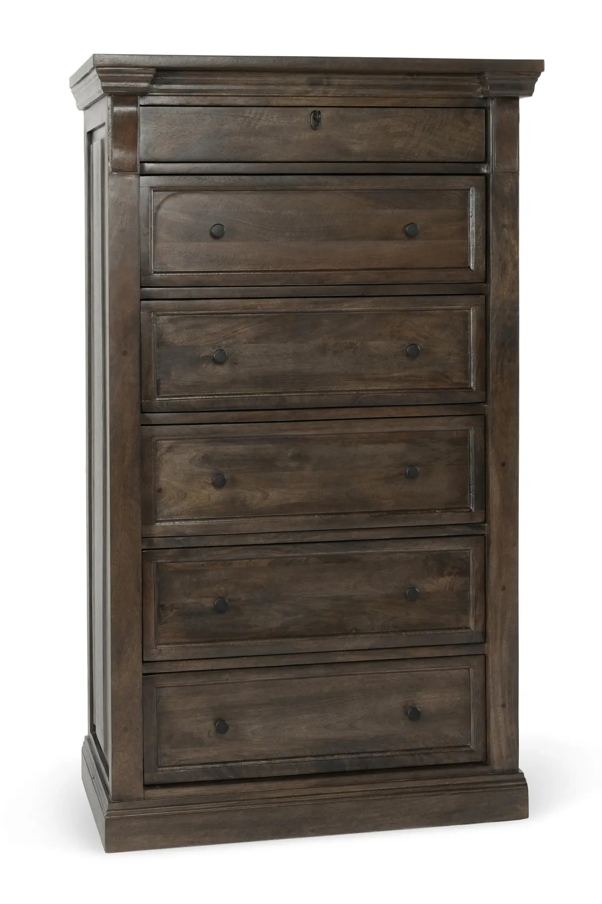 Adelaide Wood 6Dwr Chest Cocoa Brown