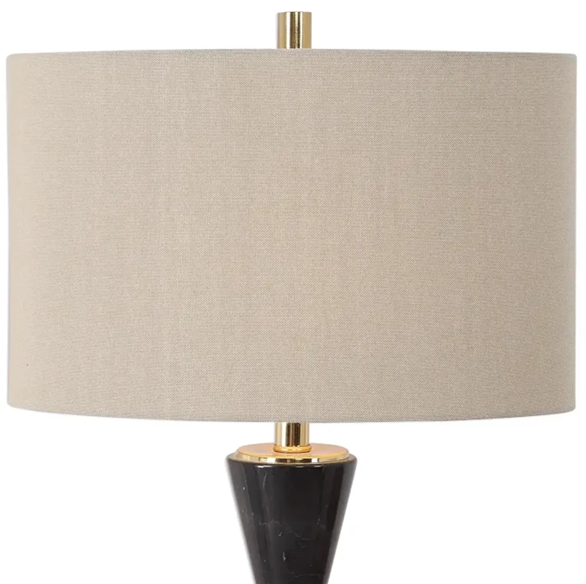 Alastair Black Marble Table Lamp