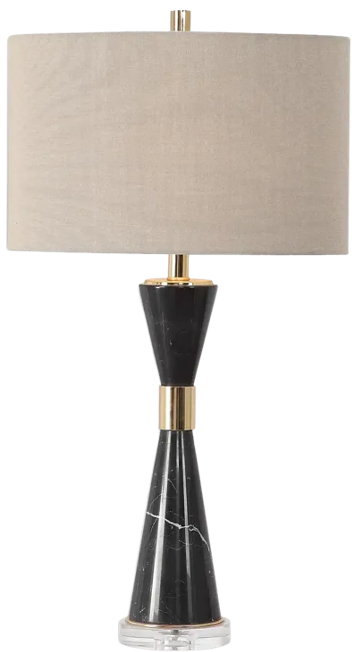 Alastair Black Marble Table Lamp