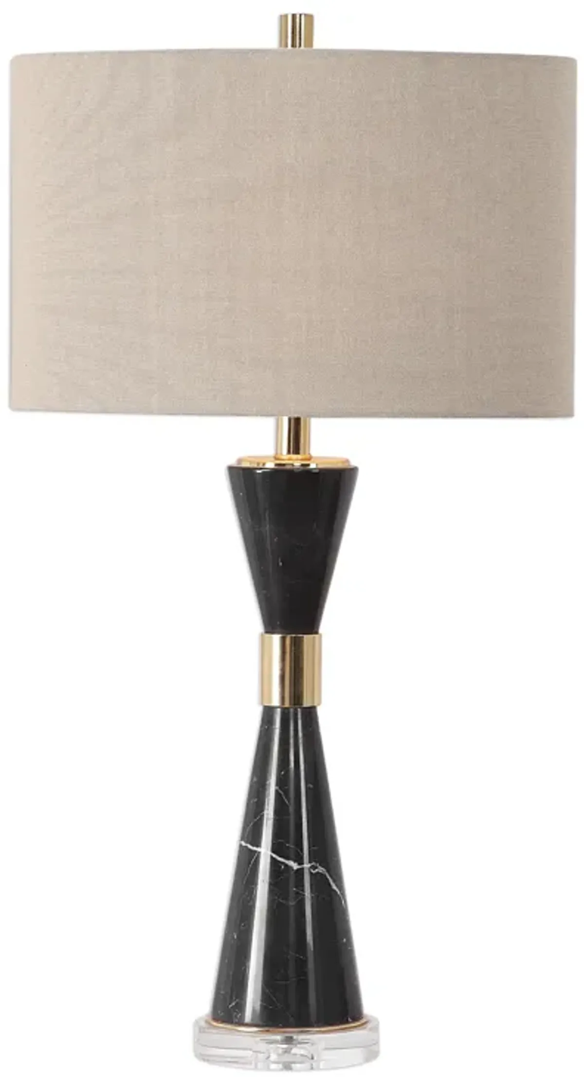 Alastair Black Marble Table Lamp