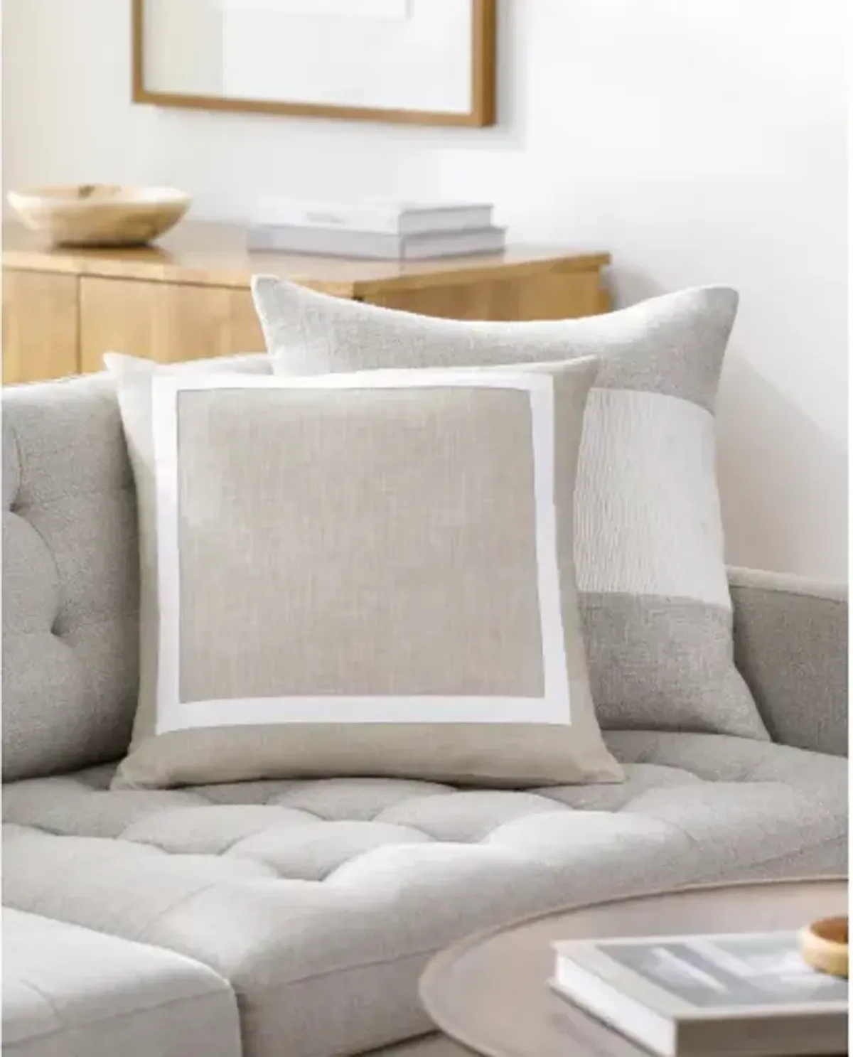 Ritzy RIZ-002 20"L x 20"W Accent Pillow  - Down Insert