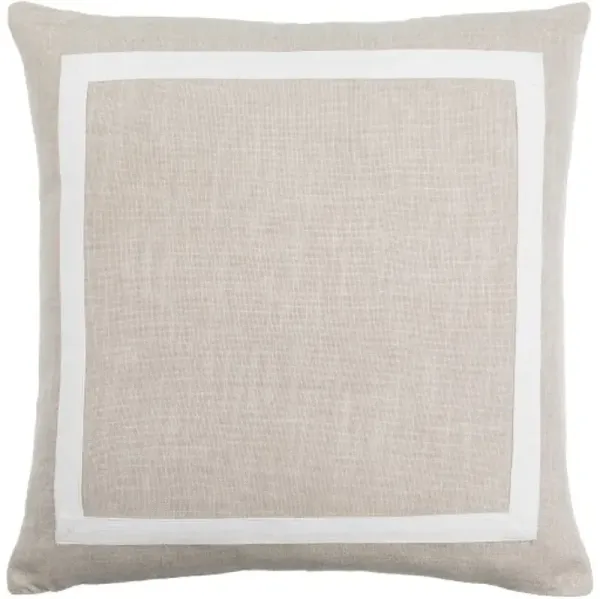 Ritzy RIZ-002 20"L x 20"W Accent Pillow  - Down Insert