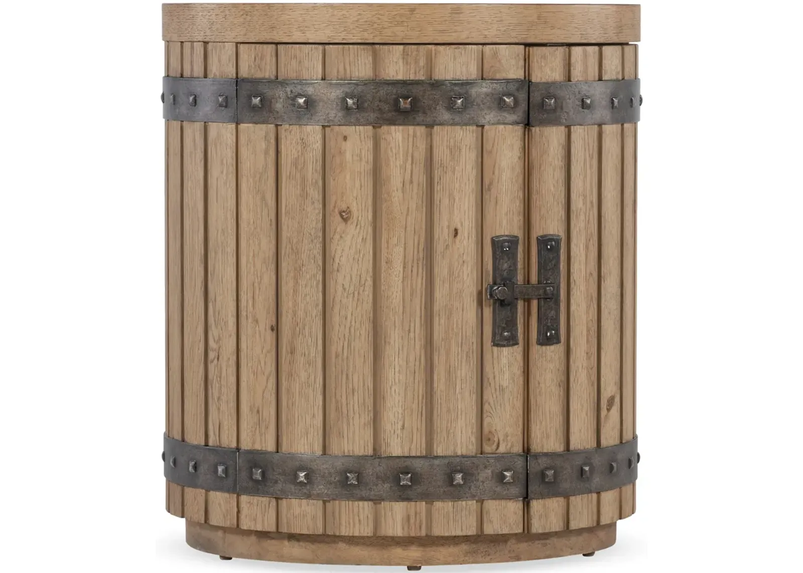 Vineyard Row Wine Barrel End Table