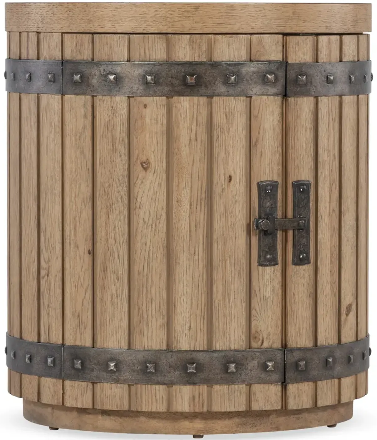 Vineyard Row Wine Barrel End Table