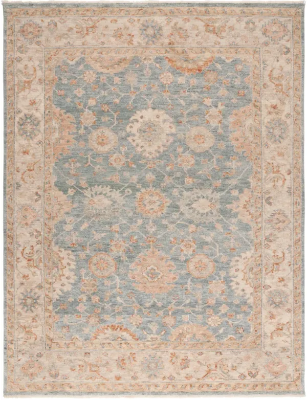 SAMARKAND Hand Knotted 10' x 14' area rug