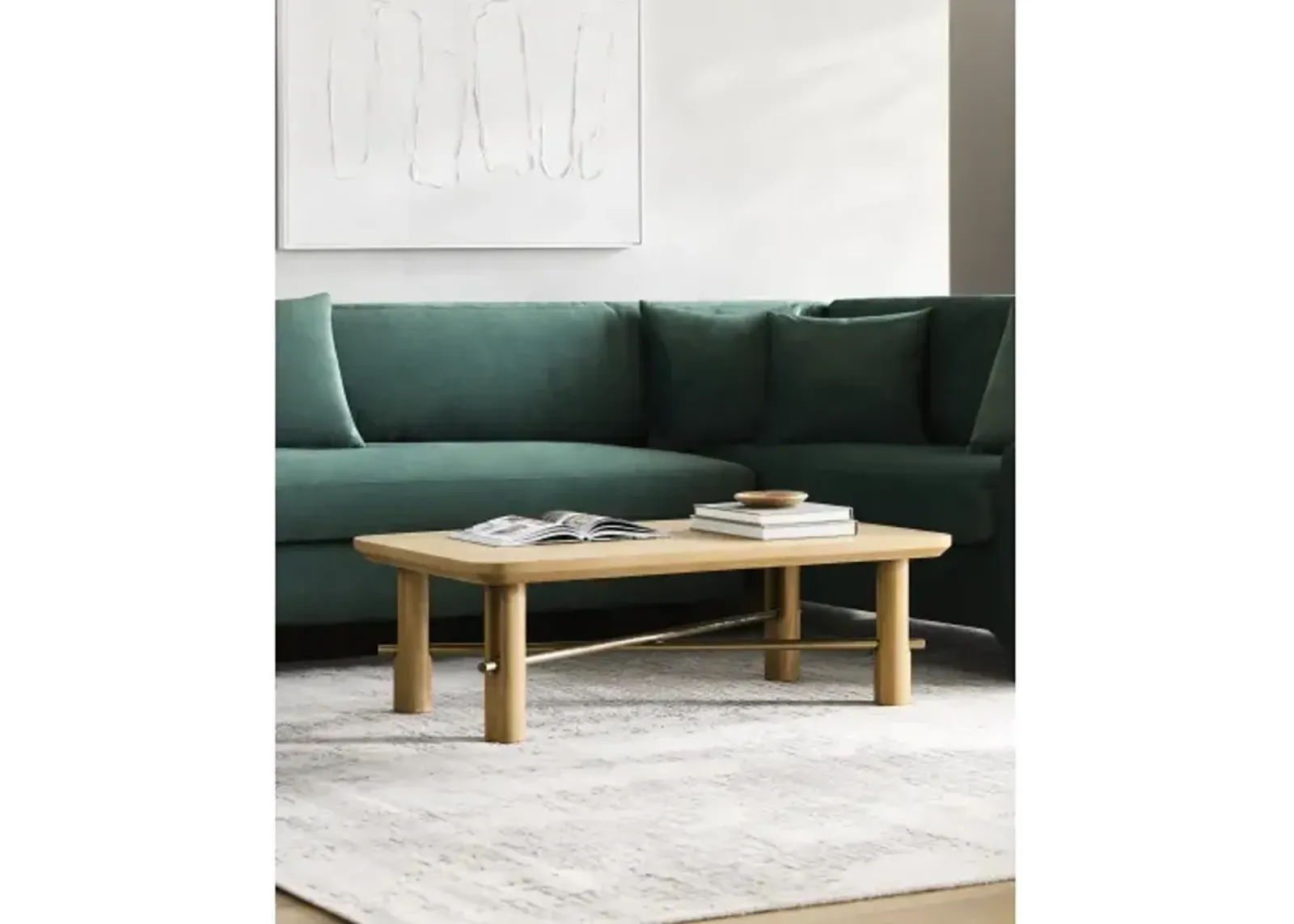 Valdo VLDO-002 16"H x 50"W x 28"D Coffee Table