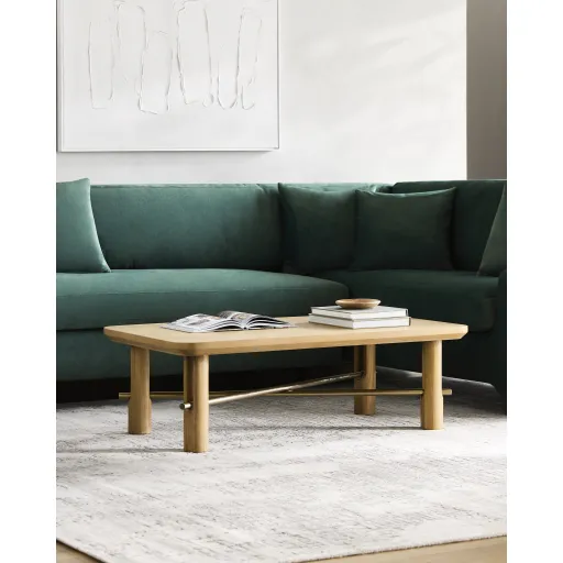 Valdo VLDO-002 16"H x 50"W x 28"D Coffee Table