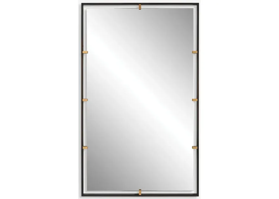 Egon Rectangular Bronze Mirror