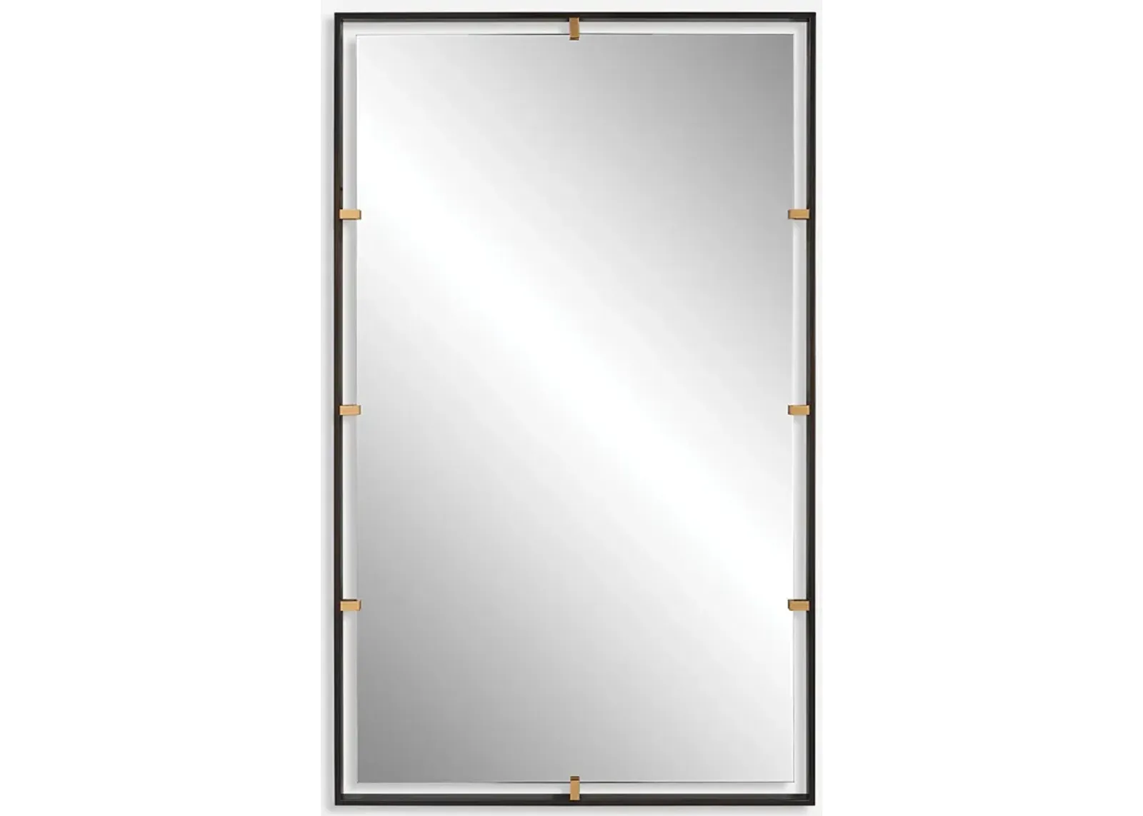 Egon Rectangular Bronze Mirror