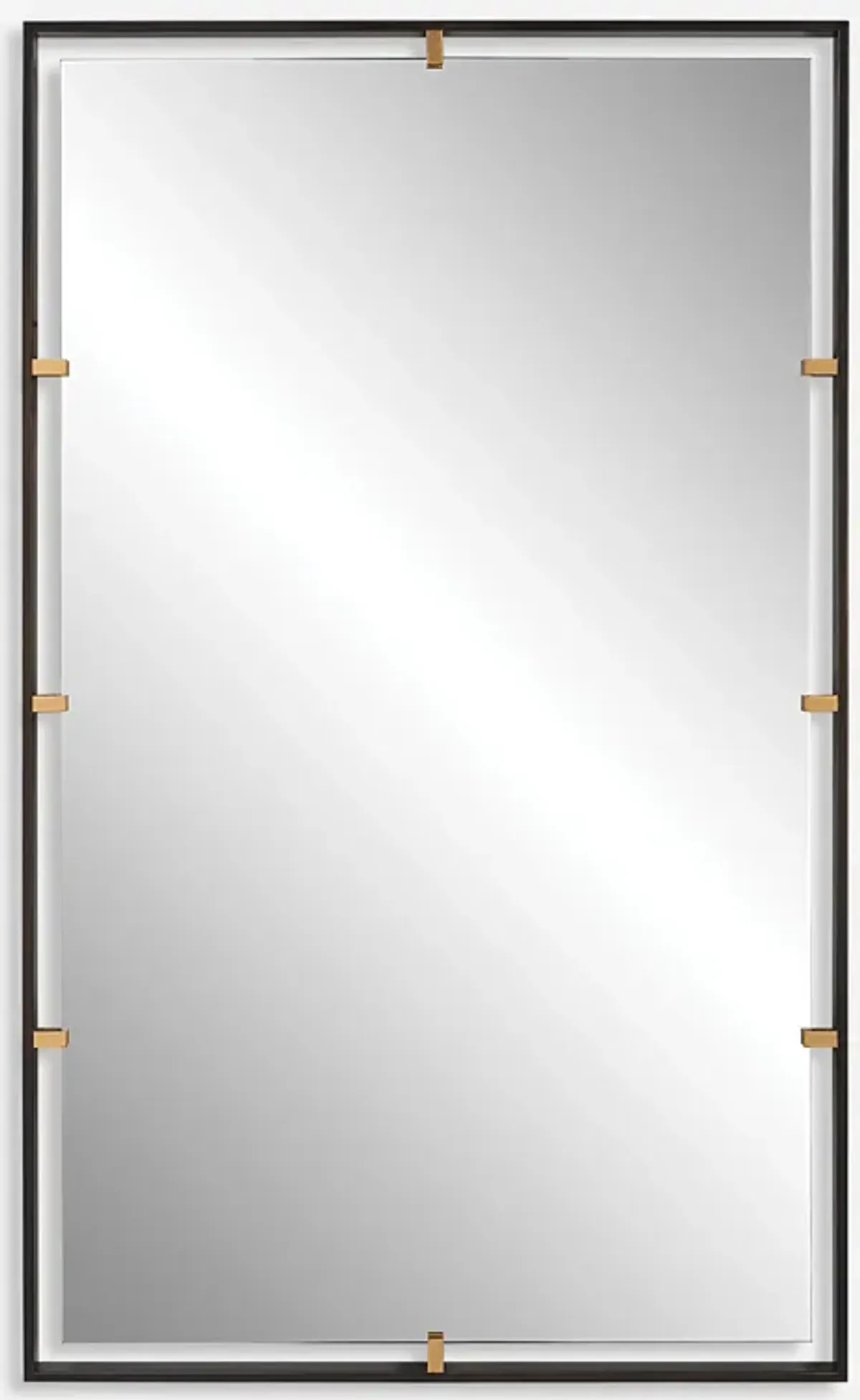 Egon Rectangular Bronze Mirror