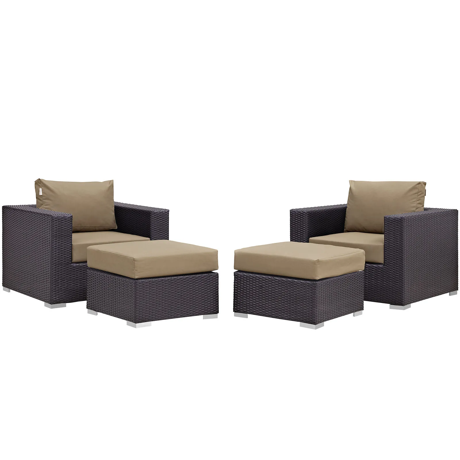 Convene 4-Piece Outdoor Armchair Set